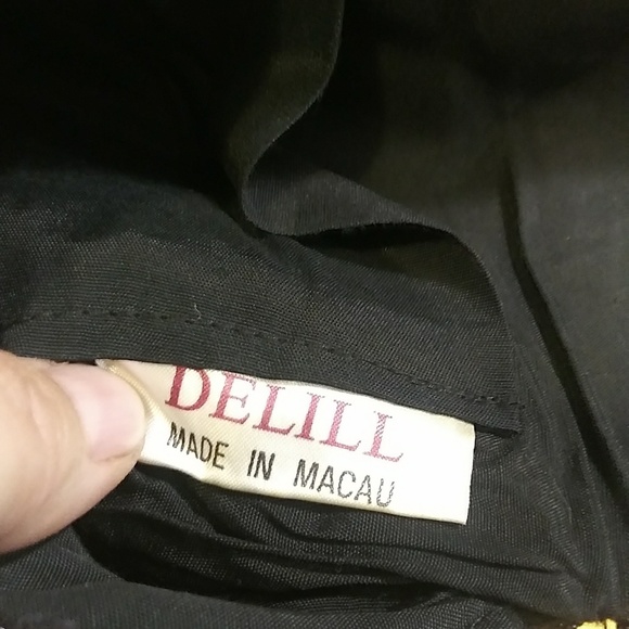 Delill small Exquisite beaded purse Prom  evening  formal  handbag - Picture 4 of 4